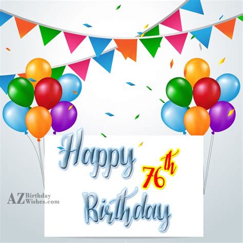 76th Birthday Greetings