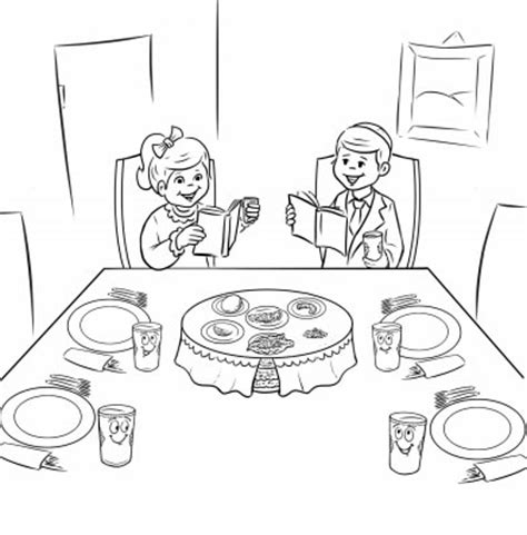 Start your own unique jewish art project today. 12-Page New Passover Coloring Book - Printables - Jewish Kids