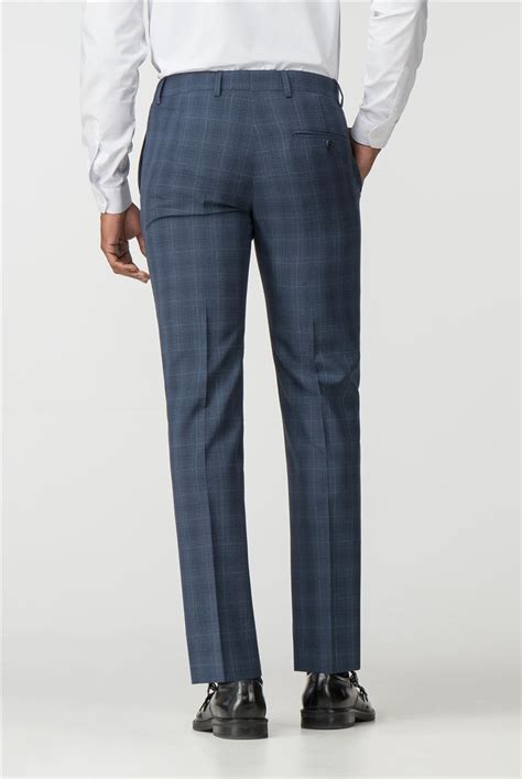 Ben Sherman Airforce Blue Wool Slim Trouser Suit Direct