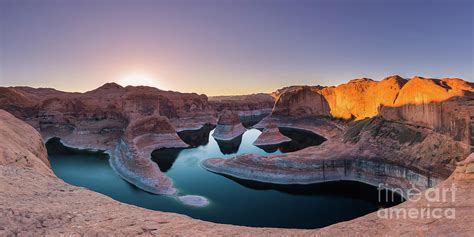 Panoramic View At Reflection Canyon Lake Powell Photograph By Henk
