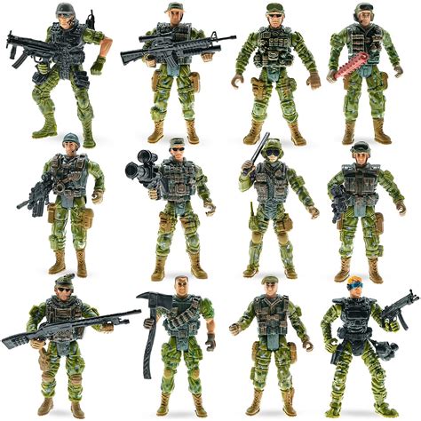 Buy Army Men Action Figures Toy Soldiers Playset With Digital Camo Us