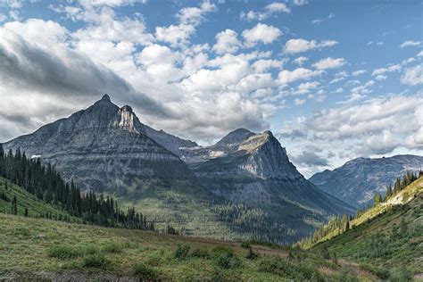 Mt Oberlin From Logan Pass Photograph By Jemmy Archer Fine Art America