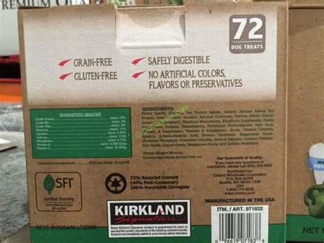 Get the best deals on grain free dog food. Kirkland Signature Grain Free Dental Chew 72 count ...