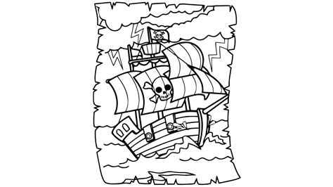 Dibujo De Pirata Para Colorear Y Pintar 44108