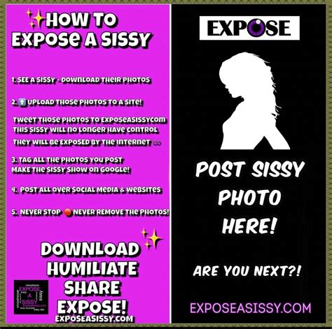 Expose A Sissy How To Expose A Sissy