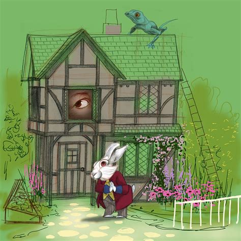 An Early Idea For Alice In The White Rabbits House I Still Like This
