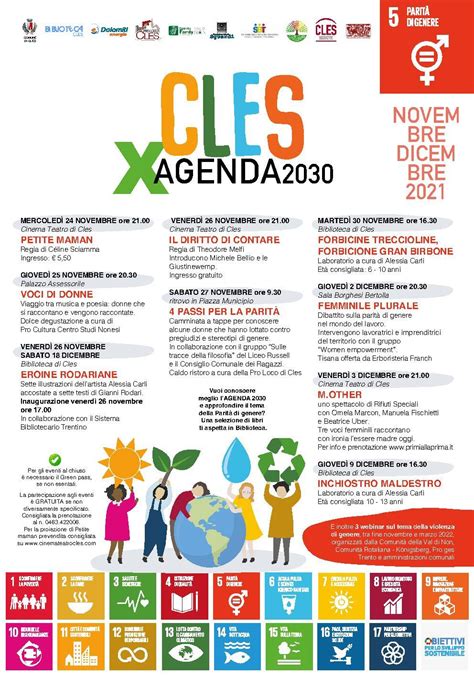 Clesxagenda2030 Obiettivo 5 Parità Di Genere Agenda 2030