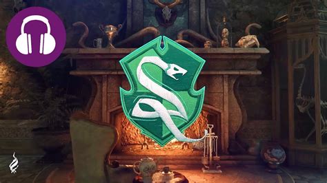 Slytherin Common Room 💤 Relaxing Harry Potter Ambience Wind Sounds