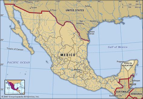 Map Of Merida Yucatan Mexico