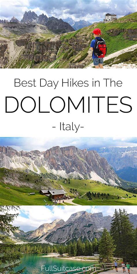 7 Stunning Easy Day Hikes In The Dolomites Italy Map And Planning Tips