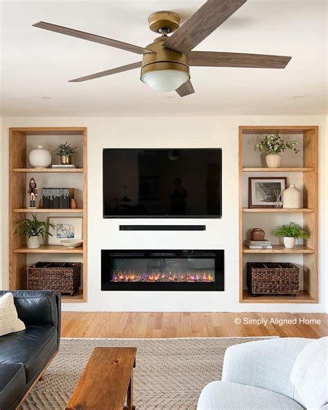 Living Room Ideas With Electric Fireplace And Tv Baci Living Room