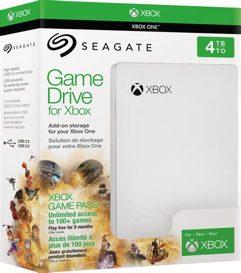 Seagate Game Drive For Xbox Officially Licensed 4tb External Usb 30