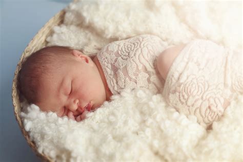 Free Images Person White Sleeping Child Blanket Baby Close Up