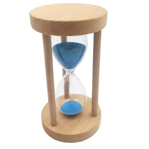 Hourglass Sand Clock Wood Frame For Kids Teeth Brushing Timer Best