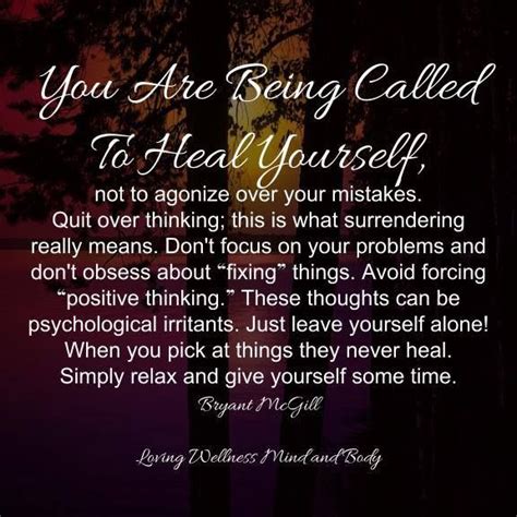 Heal Yourself Positive Quotes Positive Thinking Motivation