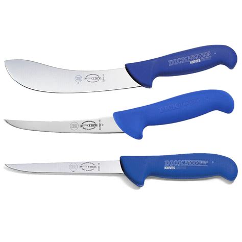 f dick 15cm b flexible curved boning skinning butcher knife set of 3 knive 4009215060690
