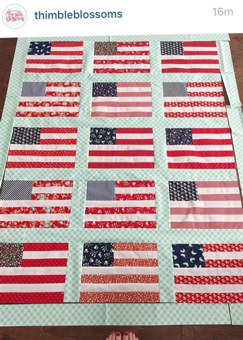 Us Flag Quilting Tutorials Quilting Designs Quilting Projects Sewing