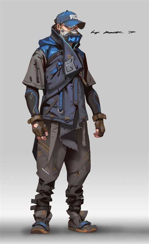 35 Cool Cyberpunk Character Concept Art Inspiration Design