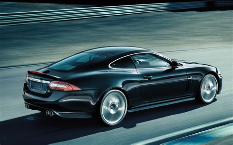 Black Jaguar Xk On The Road Hd Desktop Wallpaper Widescreen High