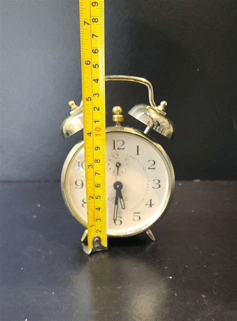 Rare Kienzle Repeater Alarm Clock Antique Vintage Two Bell Brass Wind Up Clock Ebay