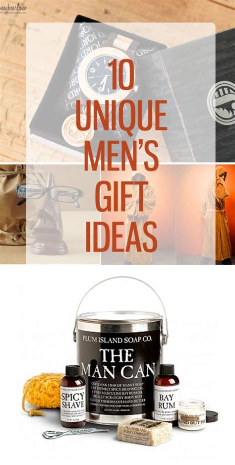 You can get them personalized, handmade, or even diy. 10 Unique Mens Gift Ideas - HoneyBear Lane