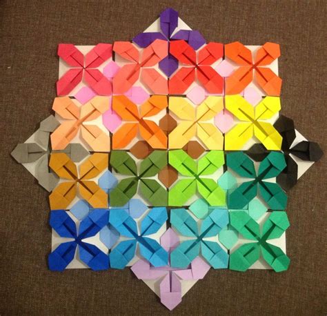 Tomoko Fuses Origami Quilts 24262 Fabric Origami Rainbow Origami