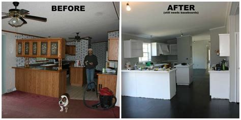 Mobile Home Kitchen Remodel Before And After Mobile Home Projects