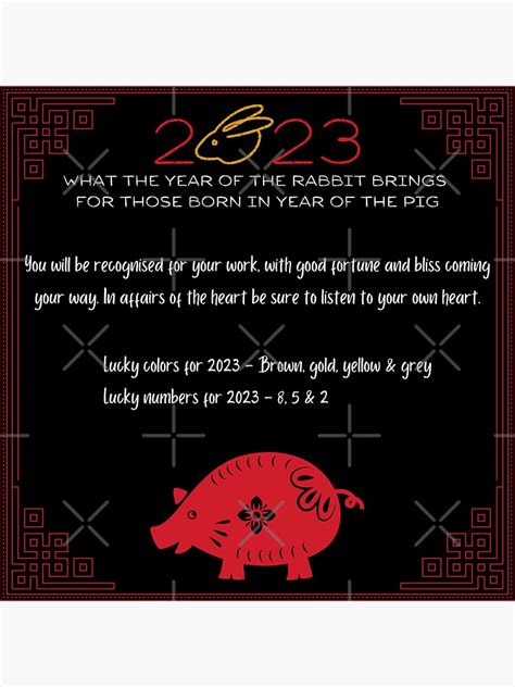 Chinese Zodiac 2023 Traditional Red Style Year Of The Eastern