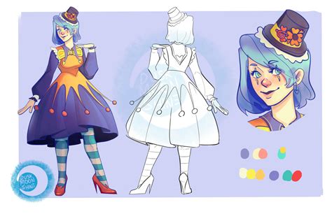 Clown Girl Adoptable Auction Closed By Duskmoonshine On Deviantart