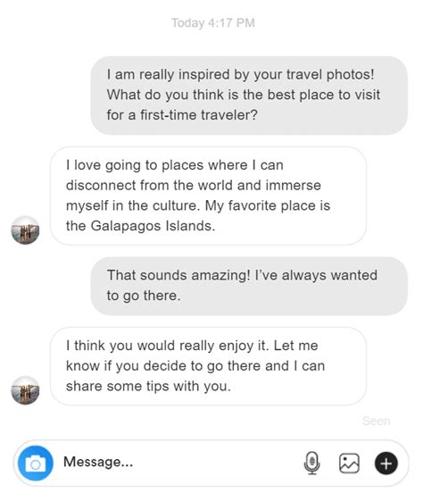 100 examples of how to dm a guy you ve never talked to on instagram
