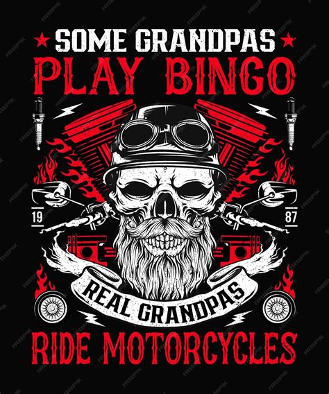 Premium Vector Some Grandpas Play Bingo Real Grandpas Ride