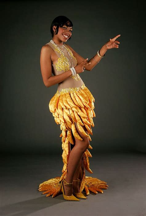 Josephine baker fashion doll banana skirt signed by jason. "Bananas" Josephine Baker inspired dress. Designed by ...