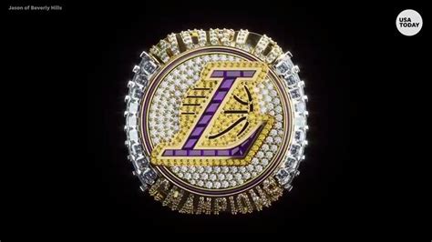 A new nba season has begun. Los Angeles Lakers receive record breaking size NBA Championship rings