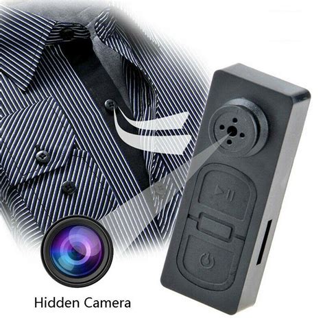 Security Button Pinhole Camera Mini Micro Hidden Spycamera Dvr Video