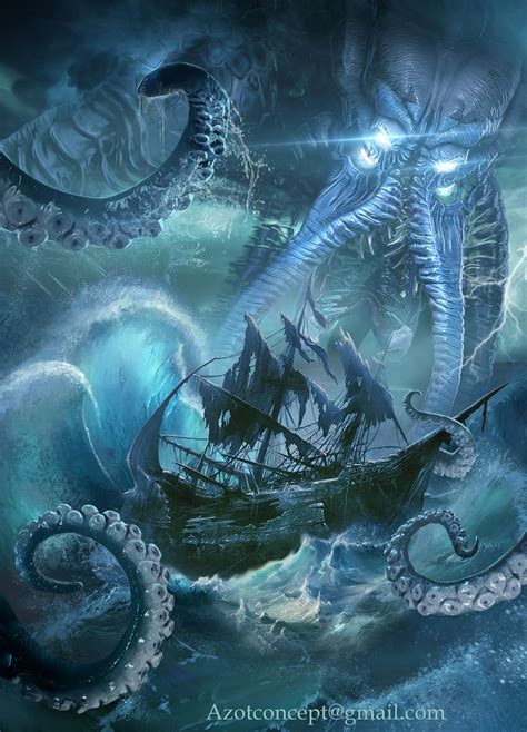 Artstation Kraken Ihor Reshetnikov Sea Creatures Art Mythical