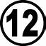 Racing Number 12 Decals For Car Or Truck 7 X  EBay