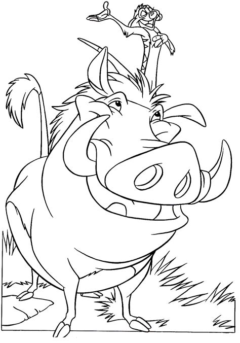 Le jeune Simba  Coloriage Le roi lion  Coloriages pour enfants