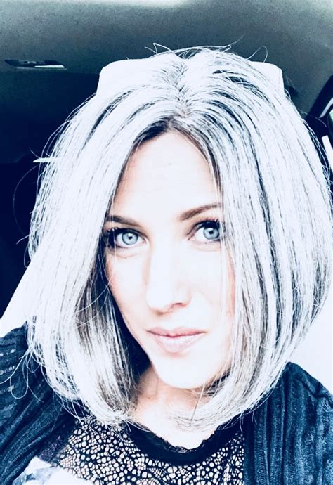 Gender seems to play a role as well: With a young attitude, grey hair can never age you...stay ...