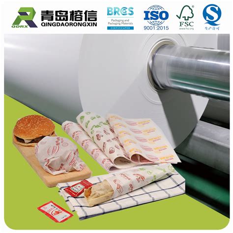 Burger Grease Proof Paper GSM For Food Wrap China Burger Grease Proof Paper And Grease Proof