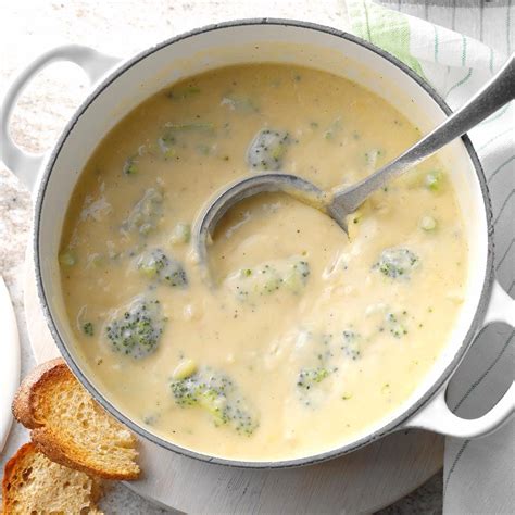 Broccoli Cheddar Soup Recipe Taste Of Home