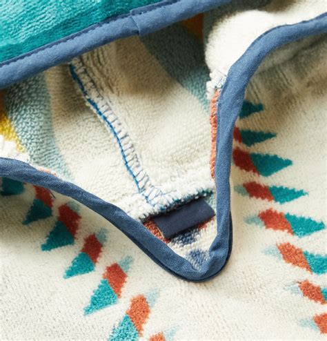 Pendleton Cotton Terry Jacquard Hooded Towel Multi Pendleton