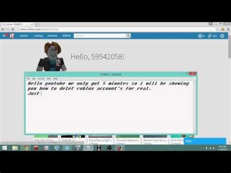 How do i delete my account help center. ROBLOX hack for deleting accounts - YouTube