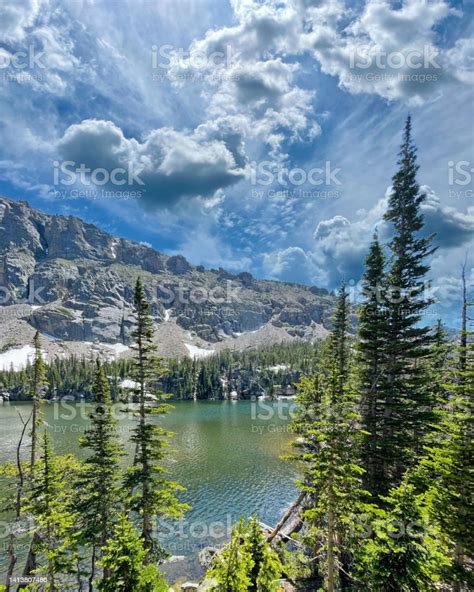 Bear Lake Trailhead Rocky Mountain National Park Colorado Stock Photo