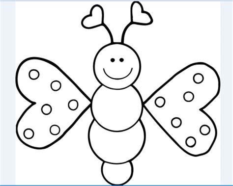 Dibujo De Mariposa Para Imprimir Dibujos Fáciles De Hacer