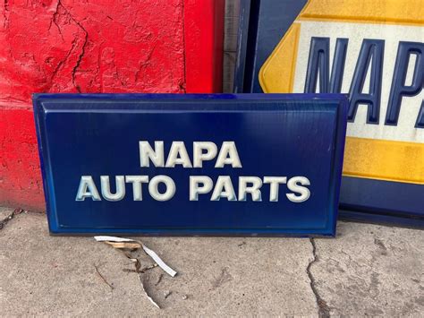 Vintage Napa Auto Parts Signs Ebay