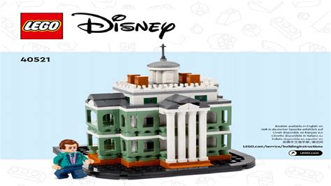 Lego Instructions Disney 40521 Mini Disney The Haunted Mansion