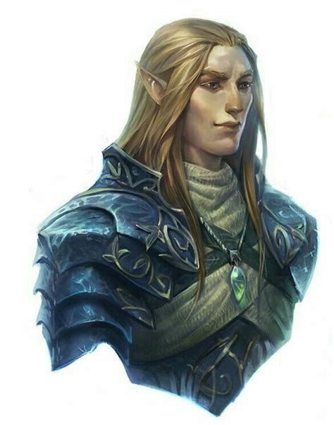 Male Elf Oracle Portrait Pathfinder Pfrpg Dnd Dandd D20 Fantasy Fantasy