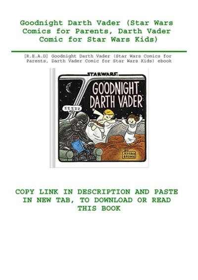Read Goodnight Darth Vader Star Wars Comics For Parents Darth