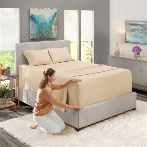 Empyrean Bedding Extra Deep Full Fitted Sheet Soft Microfiber Full Size