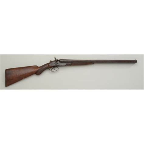 J Manton And Co Exposed Hammer Side By Side Shotgun Serial 6968 12